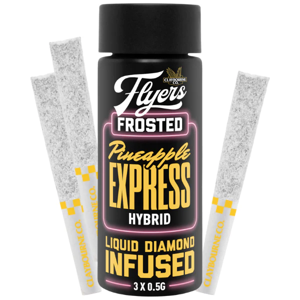 Flyers Frosted Infused Pineapple Express PreRolls  3x0.5g