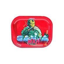 Ganja Man Metal Rolling Tray  Small