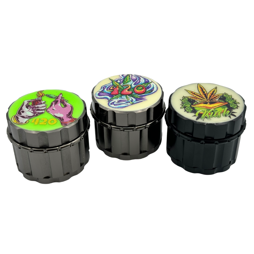 Reefer Glow In The Dark 55mm 4Pc Grinder
