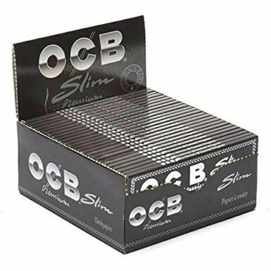 Premium Black Slim Rolling Papers