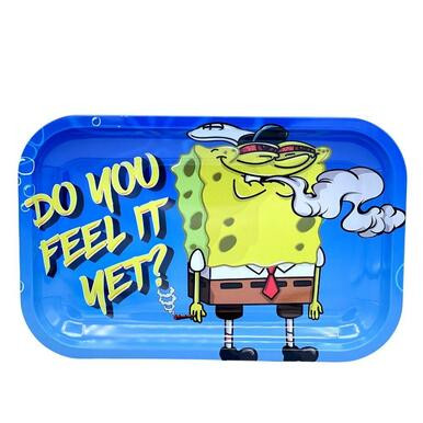 Do You Feel It Metal Rolling Tray  Medium