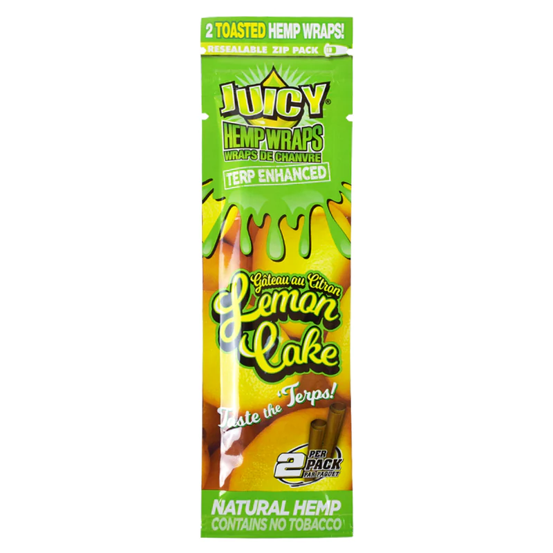 Product image TerpEnhanced Lemon Cake Hemp Wraps  2 Sheets 1