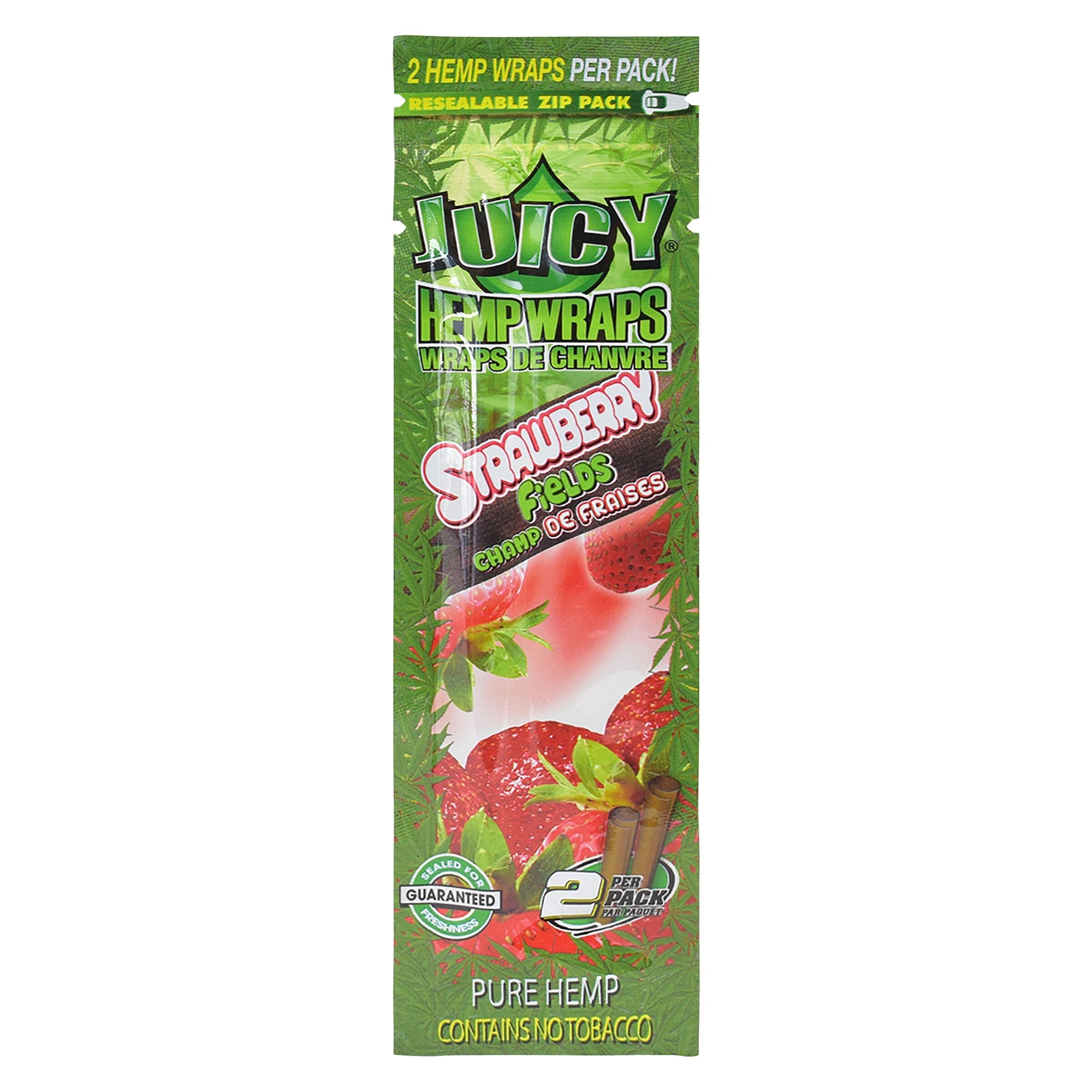 Product image Hemp Wraps Strawberry Fields  2 Sheets 1