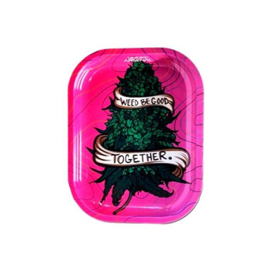 Weed be Good Metal Rolling Tray  Small