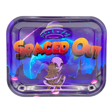 Spaced Out OG Metal Rolling Tray  Large