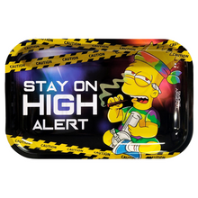 High Alert Metal Rolling Tray  Medium